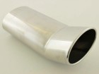 Auspuffendrohr Auspuffblende Edelstahl universal oval 152x100 mm