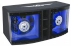 AUTOTEK A-700BP Doppel-Bandpass-Subwoofer Kiste 2x30cm Bass